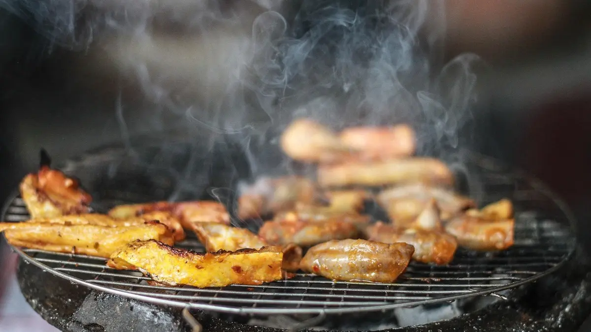 Barbeque image on the about page